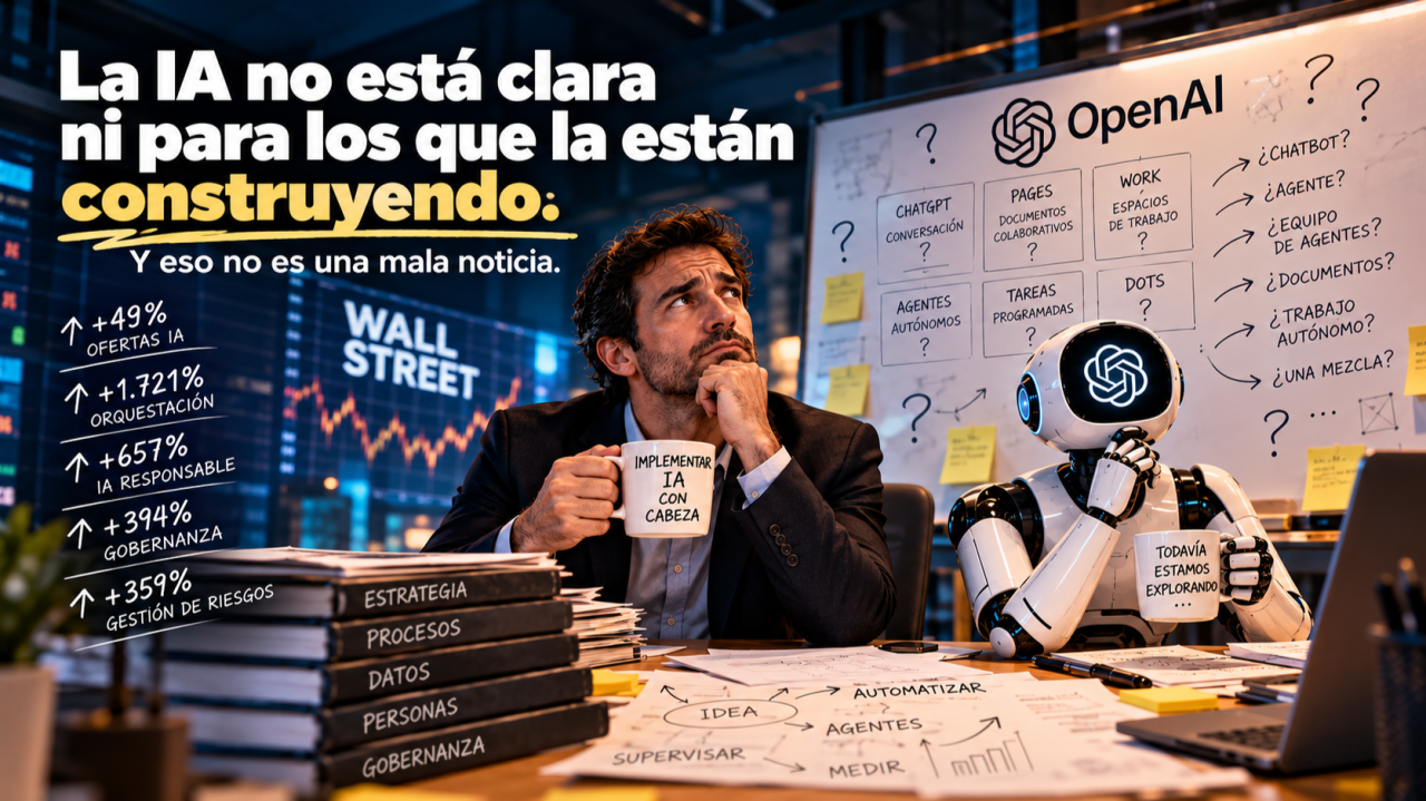 Ilustración “Mi IA y yo”: Thinkin’ in our relationship — GBD Studios IA